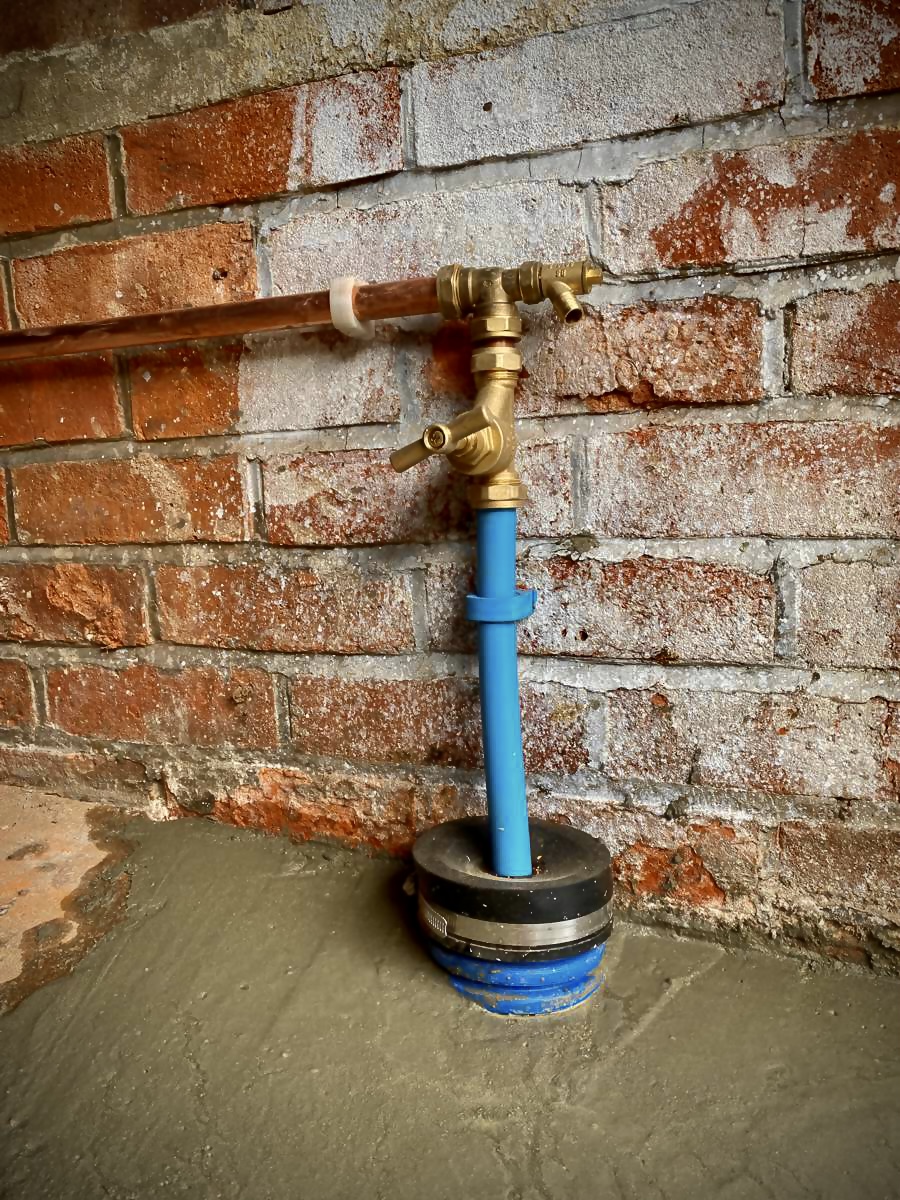 Lead Pipe Replacement in North London using impact moling equipment